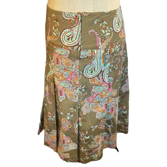 💰5 For $40/ STEILMANN FLORAL PAISLEY PLEATED SKIRT (SZ. 4) (EUC) - Picture 5 of 8